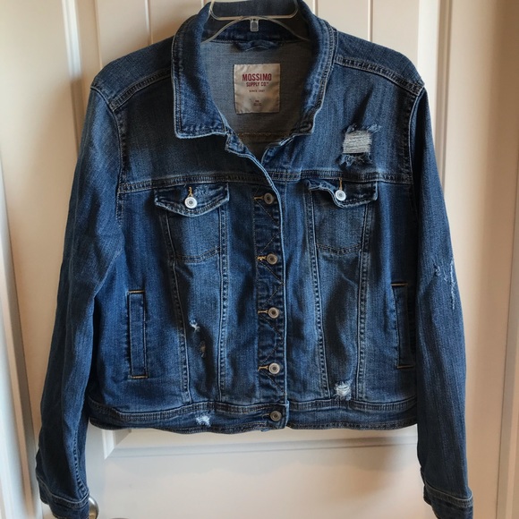 Mossimo Supply Co. Jackets & Coats | Mossimo Jean Denim Long Sleeve Jacket Coat Xxl | Poshmark